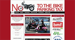 Desktop Screenshot of notobikeparkingtax.com